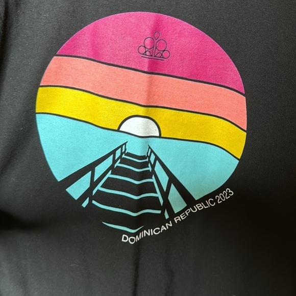 NWOP Paparazzi Dominican Republic 2023 Black Tee Size 4XL - Picture 2 of 4